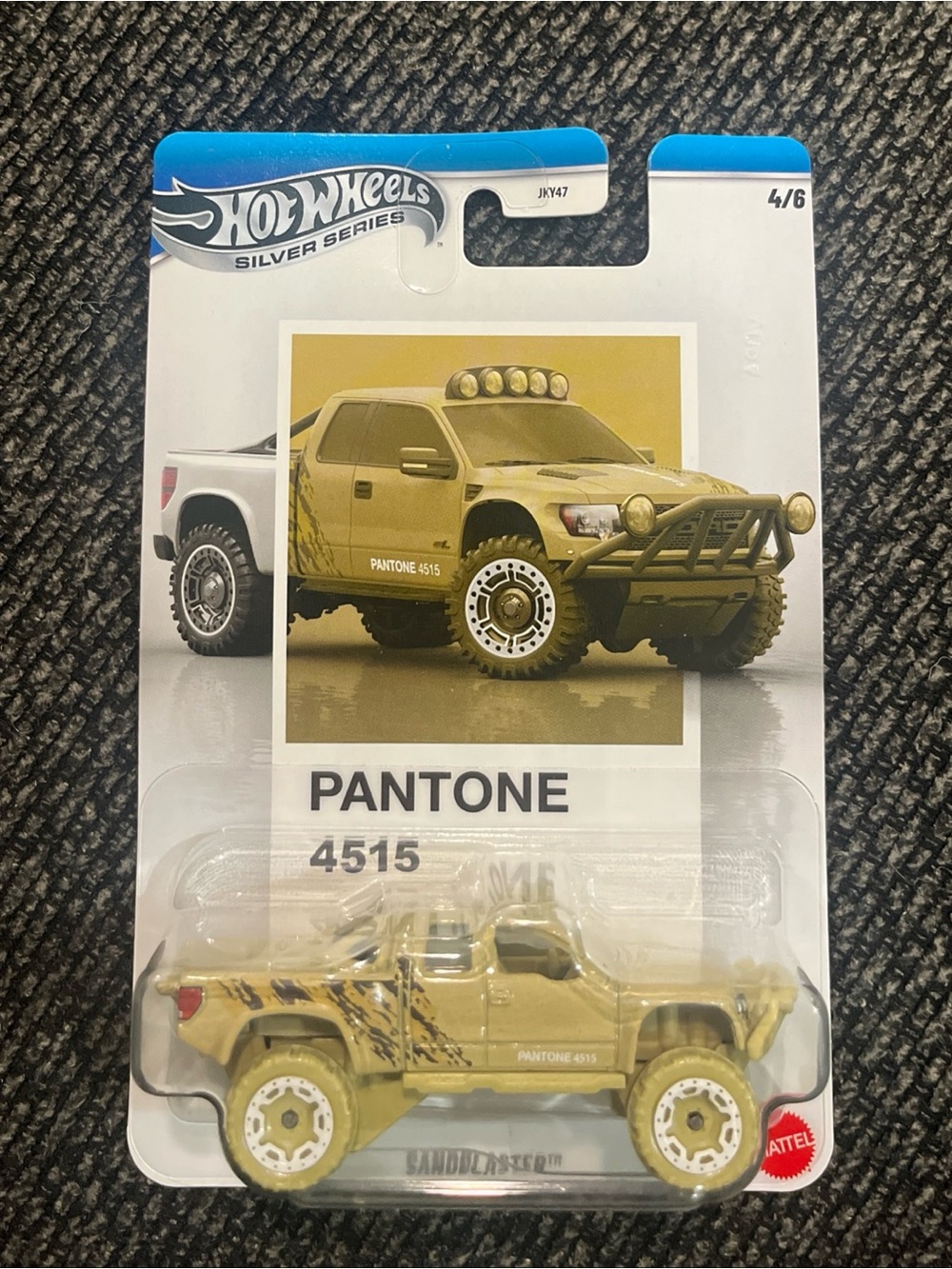 2026 Hot Wheels Pantone Silver Series #4 Sandblaster